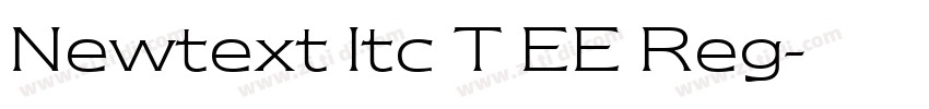 Newtext Itc T EE Reg字体转换